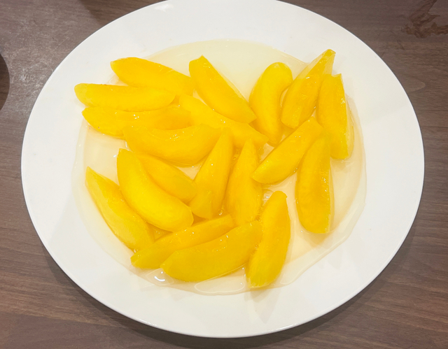 Canned Yellow Peach Slices